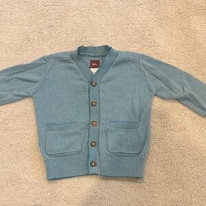 Tea brand boys Blue Cardigan Sweater